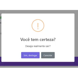 Atualização Deslogar