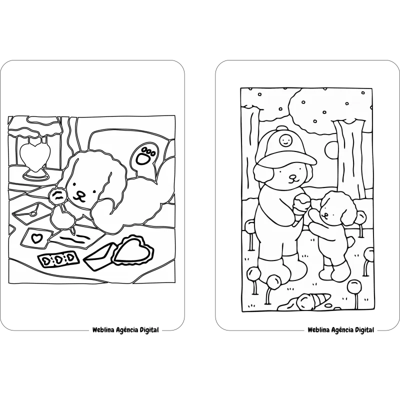Livro de Colorir Infantil Bobbie Goods 16 Páginas em PDF