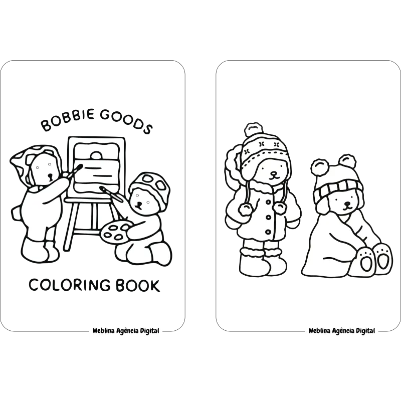 Livro de Colorir Infantil Bobbie Goods 16 Páginas em PDF