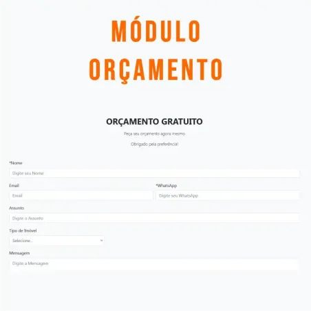 Módulo Orçamento